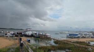 porto de santarém, na Amazônia